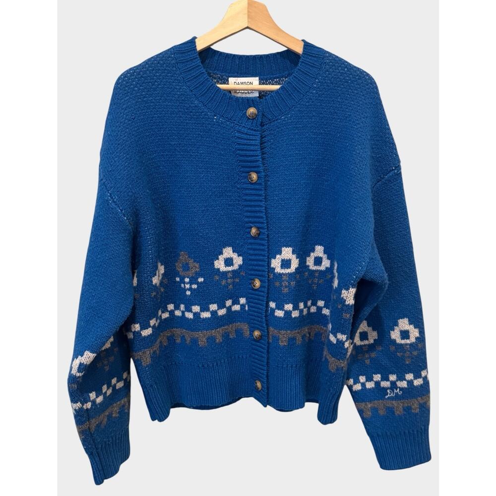 NEW Damson Madder Romily Wool Cardigan Size US/10 - Picture 5 of 13